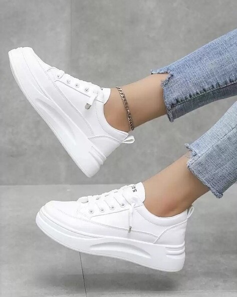 Women Lace-Up Sneakers