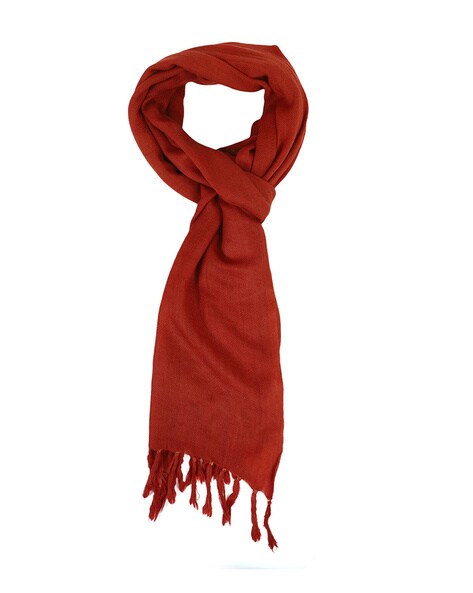 Women Handloom Stole with Tassels Price in India