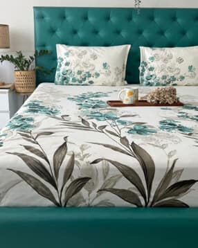 urban space Floral Print Double AC Blanket with Double Bedsheet & Pillow Covers-picture-44