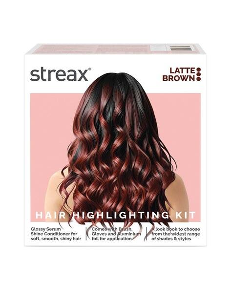 STREAX Ultralights Hair Color Highlight Kit - Latte Brown