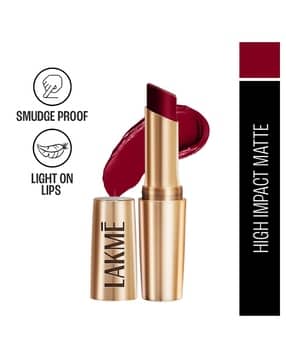 lakme 9 to 5 Powerplay Priming Matte Lipstick Lasts 16 Hrs - Burgundy Passion-picture-50