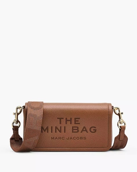 Buy MARC JACOBS The Leather Mini Bag | Blue Color Women | AJIO LUXE