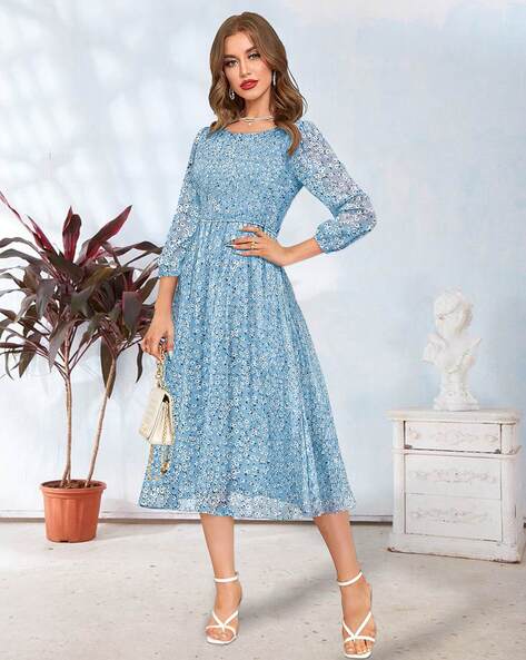 Buy Blue Dresses for Women by Toochki Online