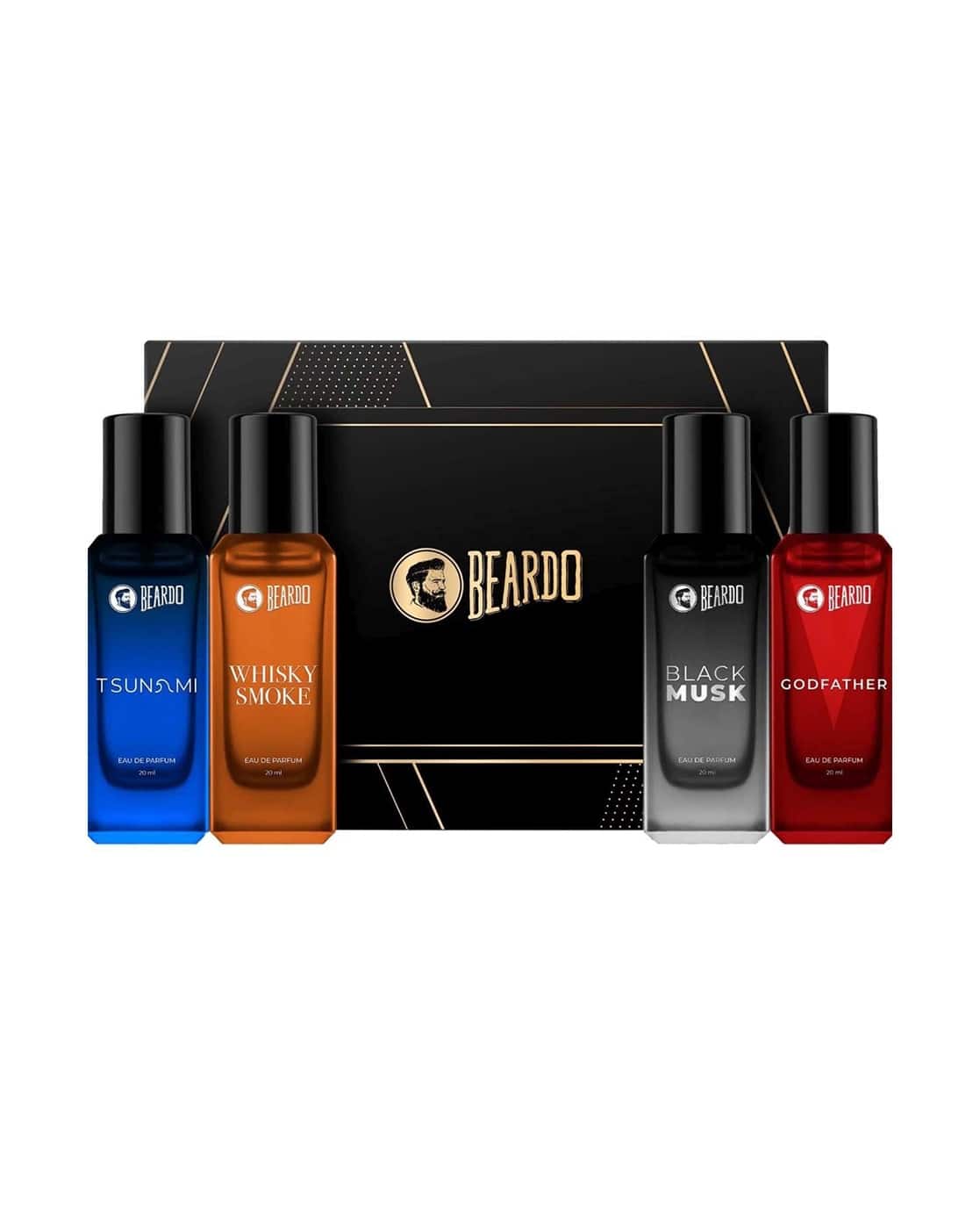 Men Pack of Assorted Perfume Whisky Smoke Godfather Tsunami Black Musk