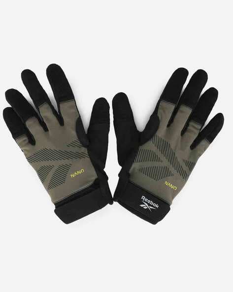 Reebok Sports Gloves with Brand Print