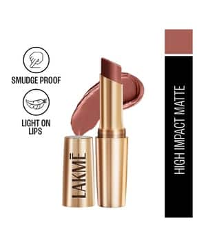 lakme 9 to 5 Powerplay Priming Matte Lipstick Lasts 16 Hrs -  Nude Touch-picture-30