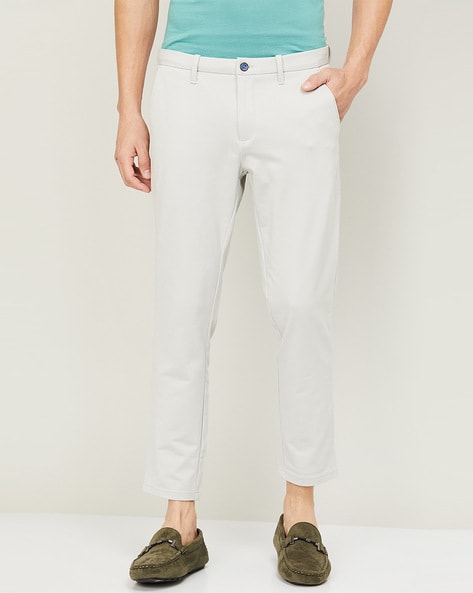 Beevee solid sky blue cotton track pant - G3-MTP0546 | G3fashion.com