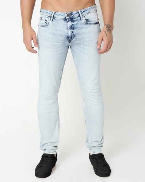 Gas SAX Skinny Fit Solid Denim