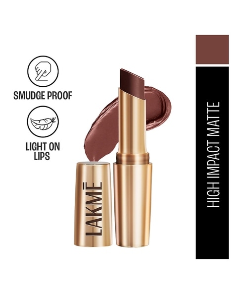 9 to 5 Powerplay Priming Matte Lipstick Lasts 16 Hrs - Brown Walnut