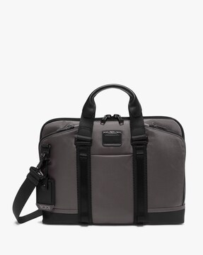 Buy TUMI Alpha Bravo Academy Briefcase Black Color Men AJIO LUXE