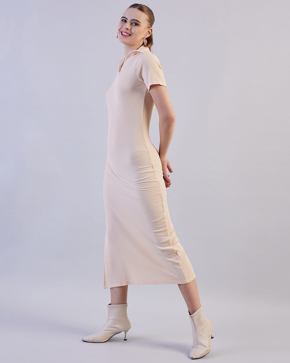FREE WOMEN DRESSES, WHITE, XS