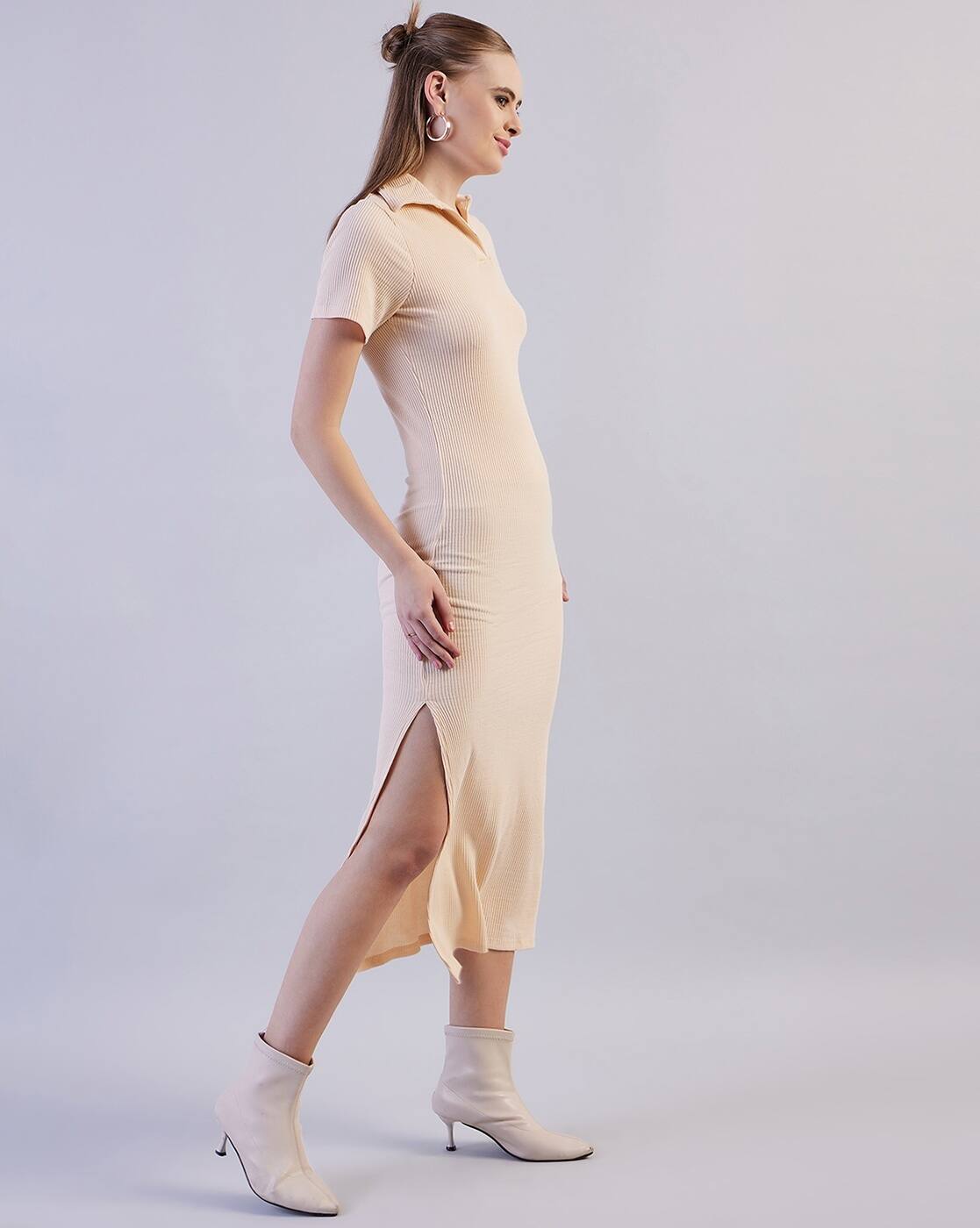 FREE WOMEN DRESSES, WHITE, XS