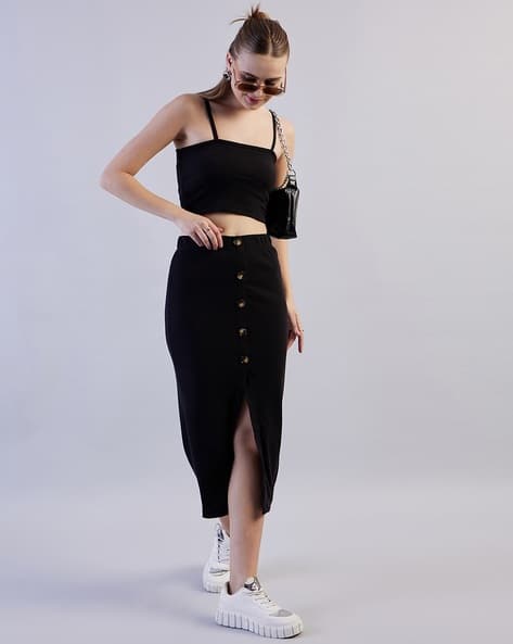 Buy Black Co-ord Sets for Women by FREEHAND Online