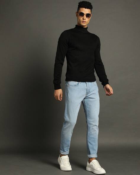 HIGHLANDER Men Blue Straight Fit Trousers - Price History