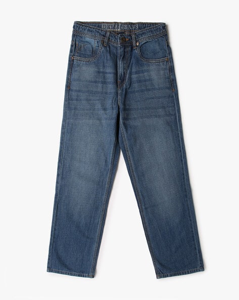 Boys Boys Lightly Washed Relaxed Fit Jeans