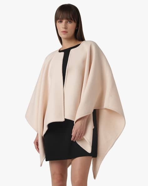 Buy GIORGIO ARMANI Solid Pattern Lady Cape | Pink Color