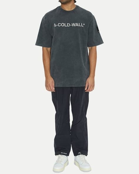 Buy A COLD WALL Overdye Cotton Regular Fit Logo T-Shirt