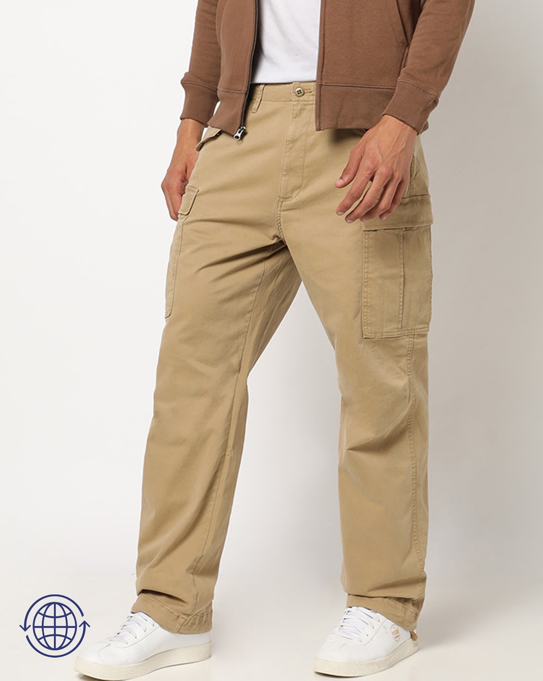 Buy Spykar Brown Cotton Blend Mid Rise Trousers for Men (Size:  32)-VOT-02BBCG-031-Mud Brown at Amazon.in