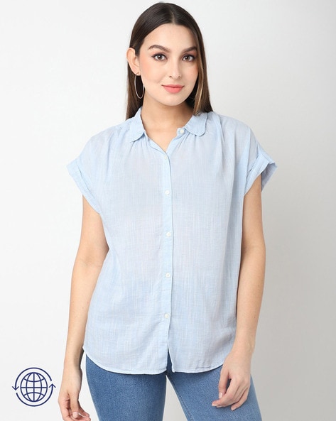 Gap womens button clearance down shirts