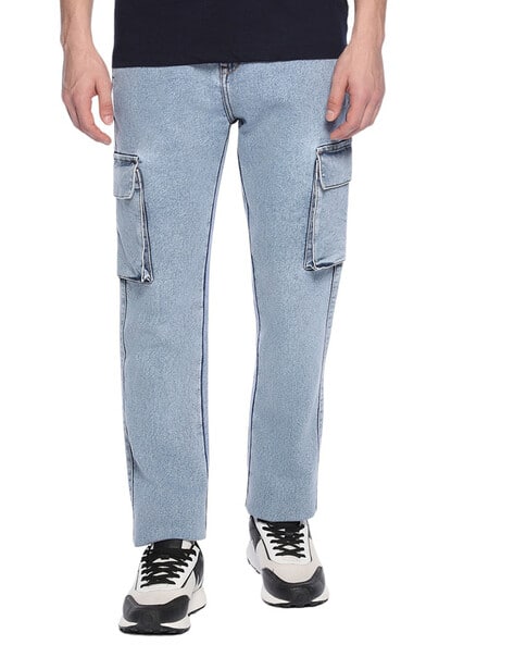Buy Mid Blue Jeans for Men by DENNISLINGO PREMIUM ATTIRE Online