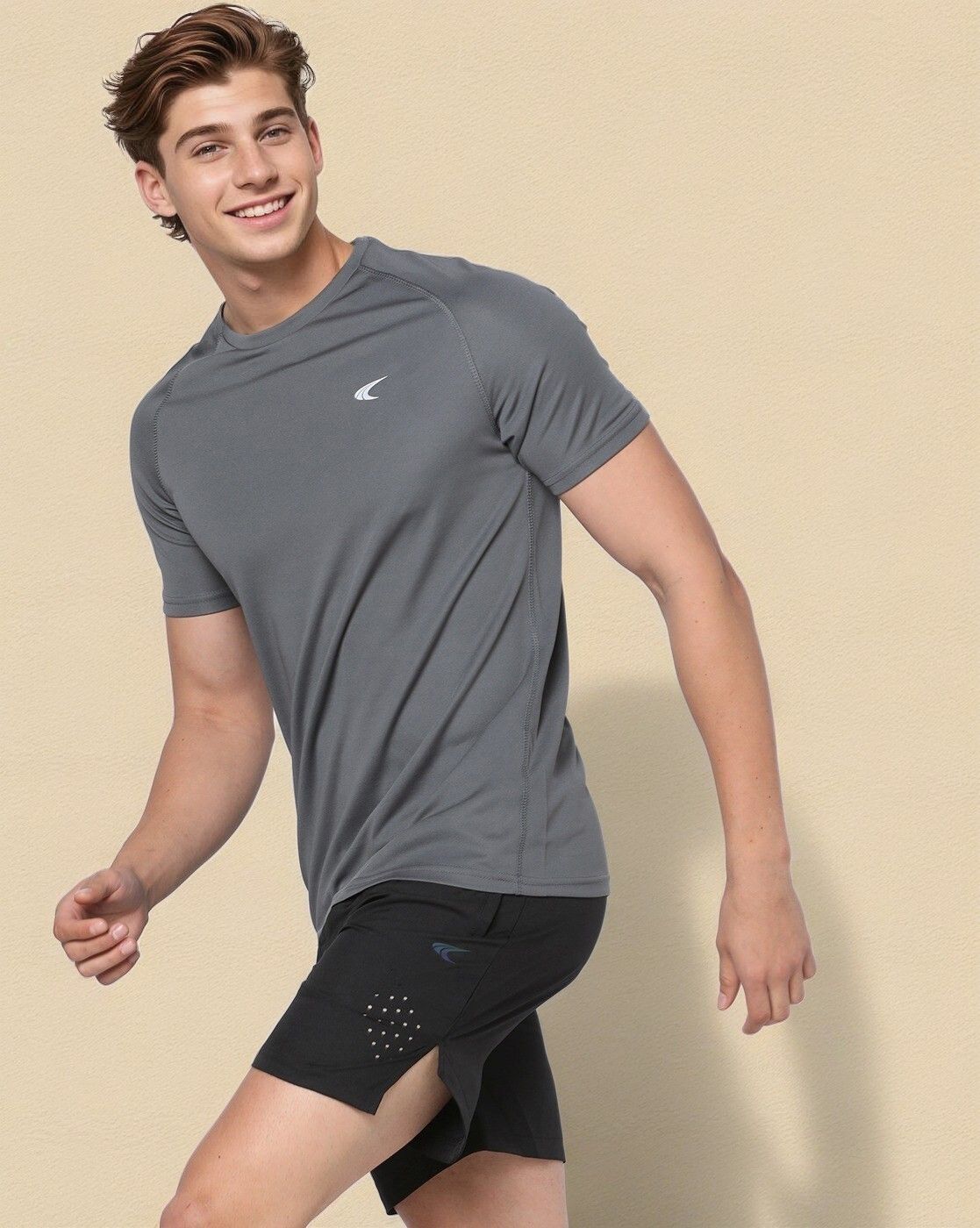 Buy Grey Tshirts for Men by PERFORMAX Online