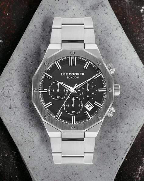 Men Chronograph Round-Dial Watch - LC07807.350