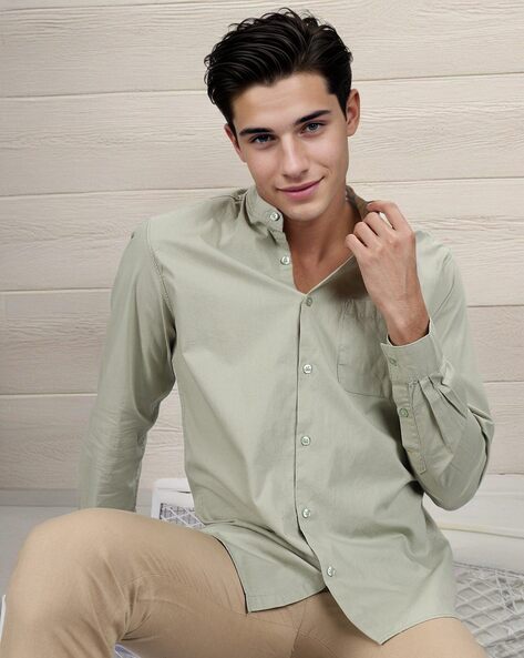 Buy Green Shirts for Men by The Indian Garage Co Online