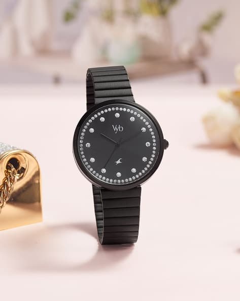 FASTRACK Women Vyb Water-Resistant Analogue Watch-FV60003NM01W