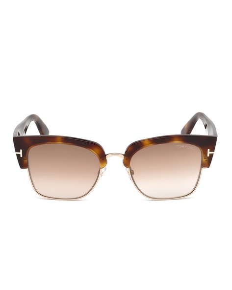 Buy Tom Ford Women UV Protected Lens Geometric Sunglasses FT0554 55 53G Brown Color Women AJIO LUXE