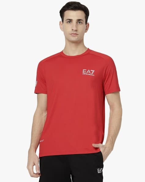 EA7 赤 Tシャツ + Emporio Armani Tシャツまとめ売り Buy Red Tshirts for Men by EA7 Emporio Armani Online | Ajio.com