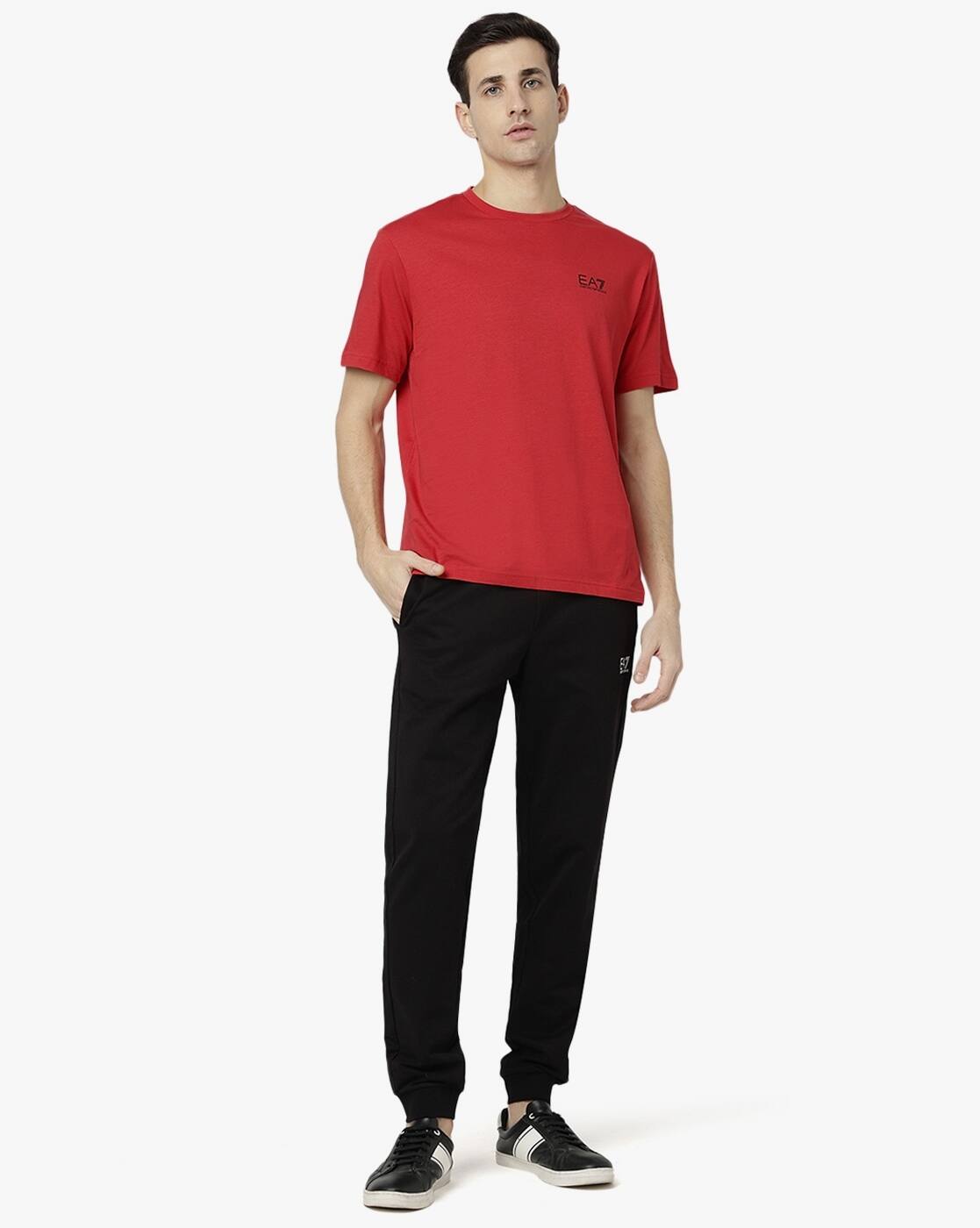 Buy Red Tshirts for Men by EA7 Emporio Armani Online | Ajio.com