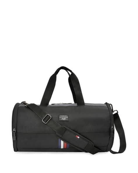 TOMMY HILFIGER Men Typographic Print Duffle Bag with Detachable Strap