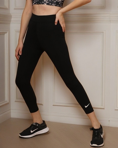 Womens Long Yoga Pants Stretch Cotton Fold Over High Waist Flare Legging  Workout | eBay