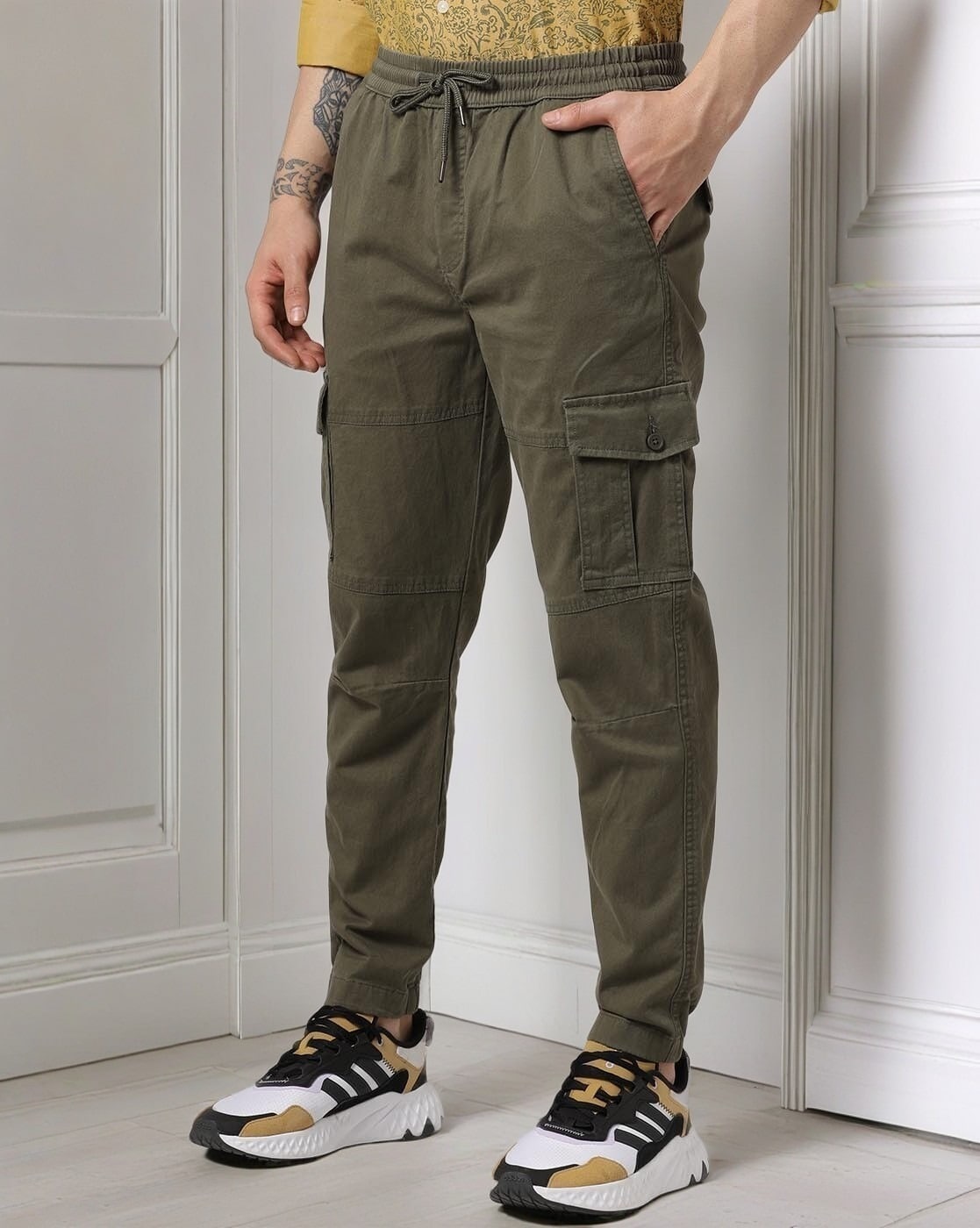 Multi-Pocket Casual Pants Men Military Tactical Joggers Cargo Pants Men's  Outdoor Hiking Trekking Sweatpants Male Hip Hop Bottom