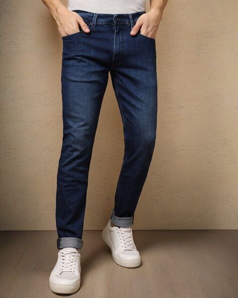 512 Lightly Washed Low Rise Slim Fit Jeans
