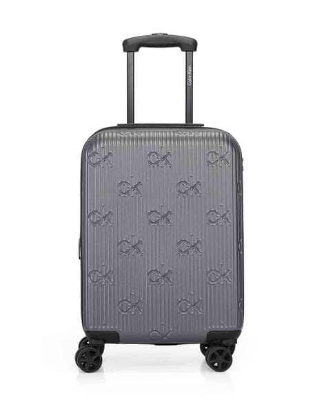 Buy Charcoal Grey Luggage Trolley Bags for Men by CALVIN KLEIN