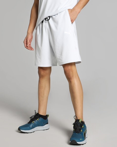 Regular Fit Knit Shorts with Insert Pockets