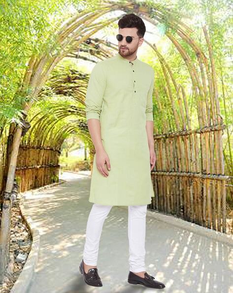 Even Men Regular Fit Long Kurta