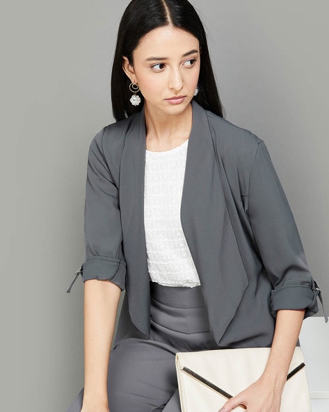 Buy Grey Shrugs Jackets for Women by CODE BY LIFESTYLE Online Ajio