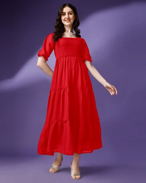 Red Long Dresses for Women for Sale - eBay