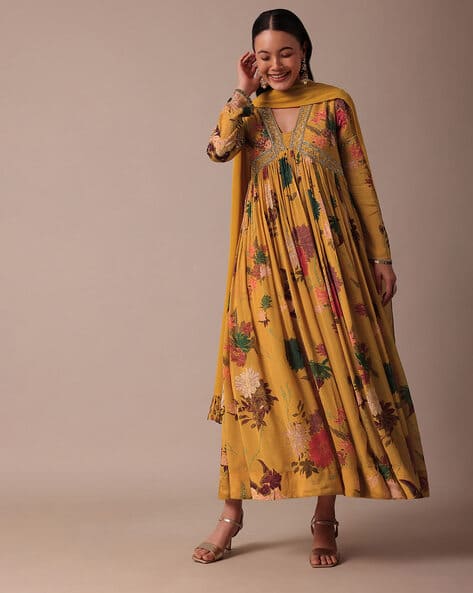 slim fit dress slacks Buy Sun Yellow Skirt, Crop Top And Jacket With 3D Flowers And Embossed  Embroidery Online
