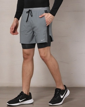 Nike grey top running shorts