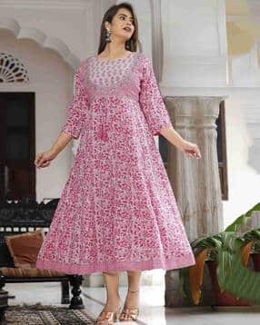 darvikaa collection Women Floral Print Anarkali Kurta-picture-20