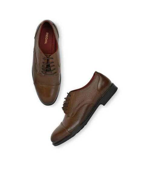 Oxford Shoes Regal Shoes Website Men Round-Toe Oxfords With Lace Fastening