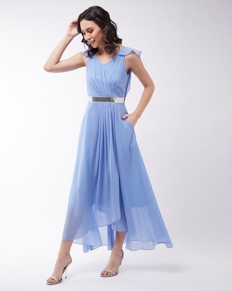 Powder Blue Sleeveless Dress