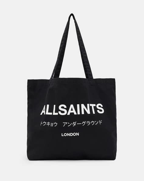 Mens Allsaints Bags Future Cotton Tote Bag GASTOR GREEN ALLSAINTS