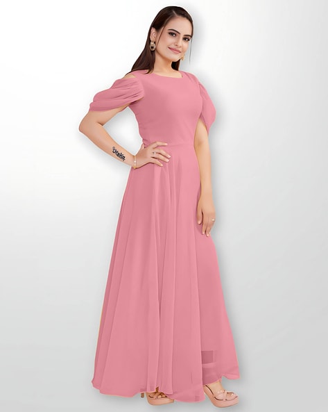 Buy Peach Dresses for Women by Mish Online | Ajio.com