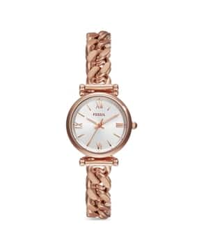 fossil Women Analogue Rose Gold Watch - ES5330-picture-39