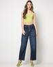 YOUSTA Mid-Wash Relaxed Fit Jeans Blue