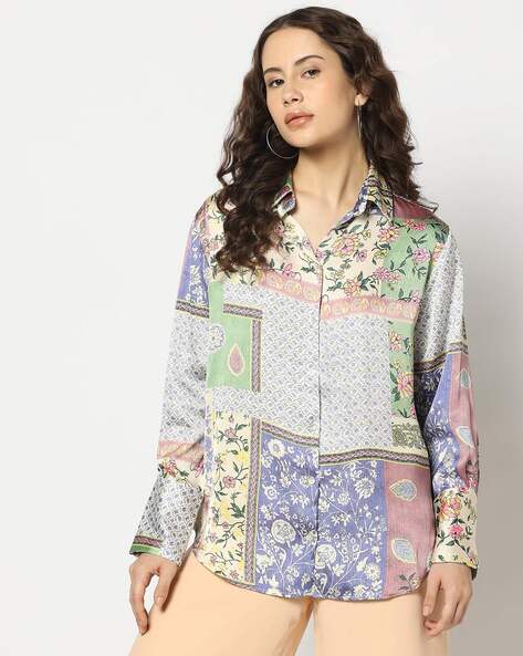 Women Printed Relaxed Fit Shirt